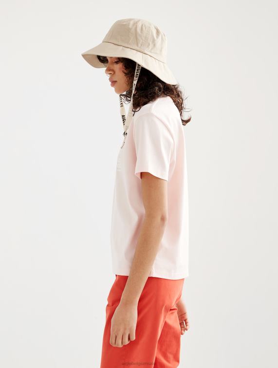 vrouwen kleren cerisier Aigle bedrukt pyratex T-shirt met korte mouwen J404Z584