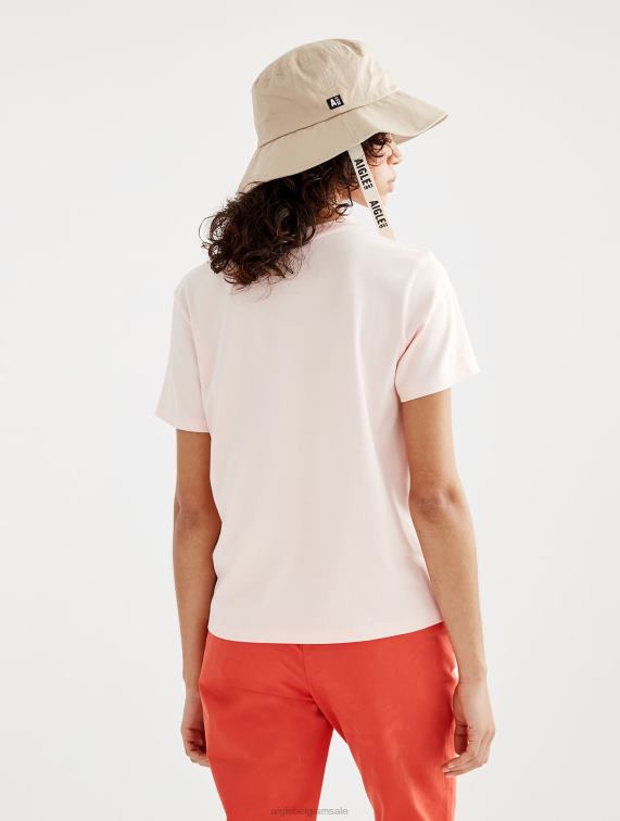 vrouwen kleren cerisier Aigle bedrukt pyratex T-shirt met korte mouwen J404Z584