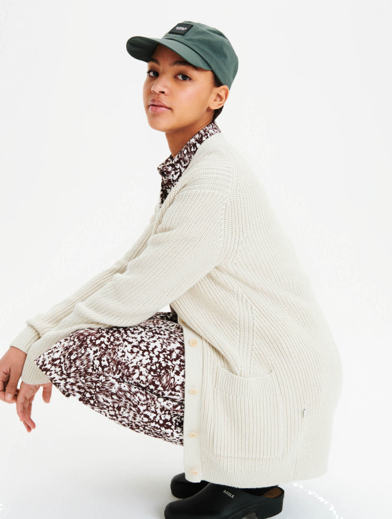 vrouwen kleren koekjes Aigle biologisch katoenen vest J404Z622