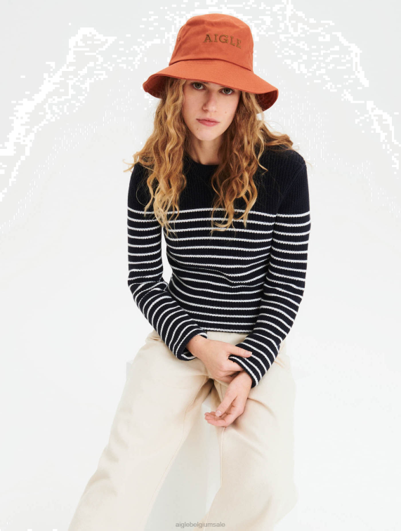 vrouwen kleren imperium st Aigle matrozentrui van biologisch katoen J404Z660