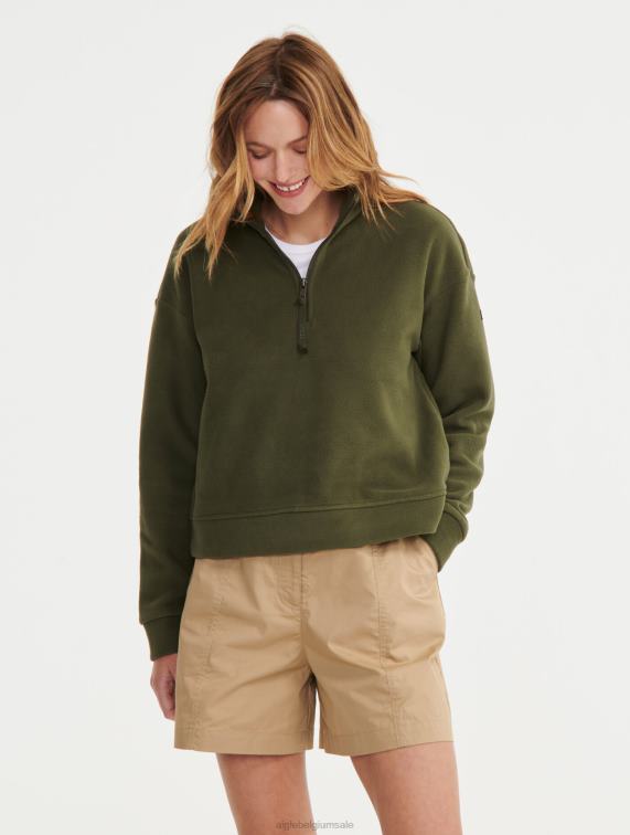 vrouwen kleren advocaat Aigle fleece met ritssluiting J404Z586