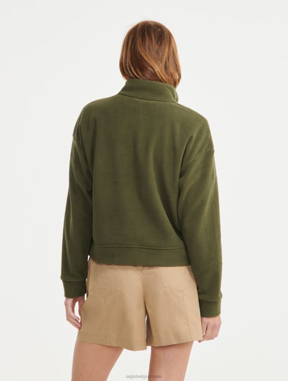 vrouwen kleren advocaat Aigle fleece met ritssluiting J404Z586