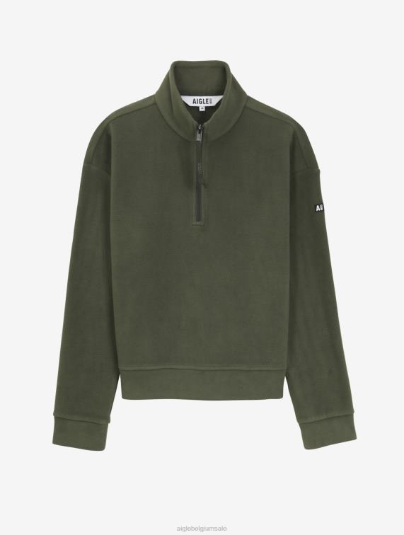 vrouwen kleren advocaat Aigle fleece met ritssluiting J404Z586