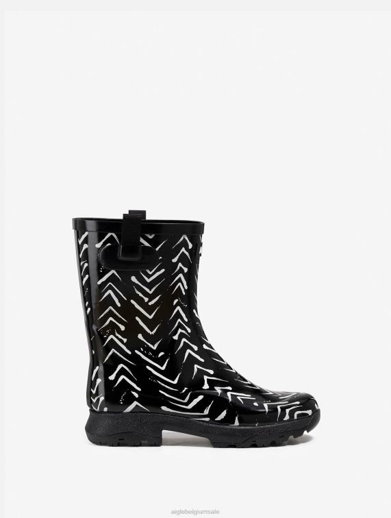 vrouwen laarzen chevron Aigle gedrukte versie van de veelzijdige vrijetijdslaars J404Z609