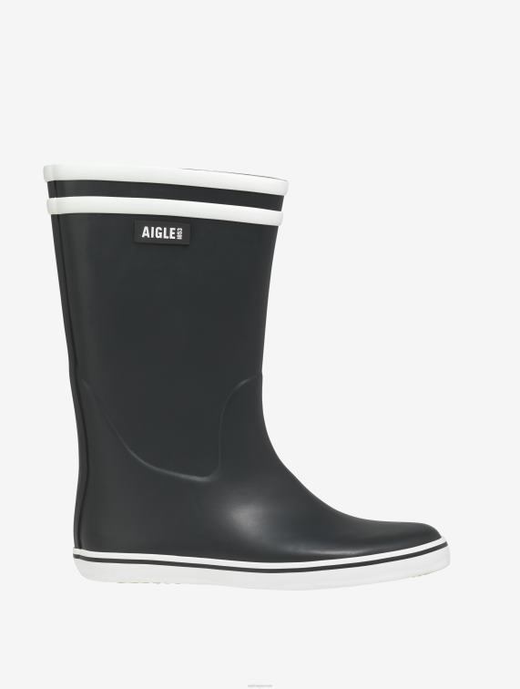 vrouwen laarzen marine/blanc Aigle iconische strandlaars J404Z507