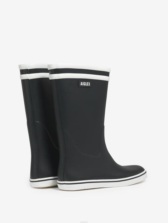 vrouwen laarzen marine/blanc Aigle iconische strandlaars J404Z507