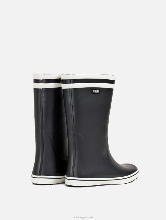 vrouwen laarzen marinier Aigle met bont gevoerde versie van de iconische strandlaars J404Z613