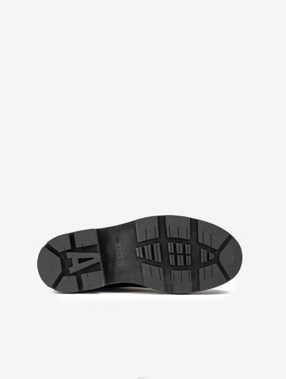 vrouwen laarzen zwart Aigle de noors gestikte leren chelsealaars J404Z510