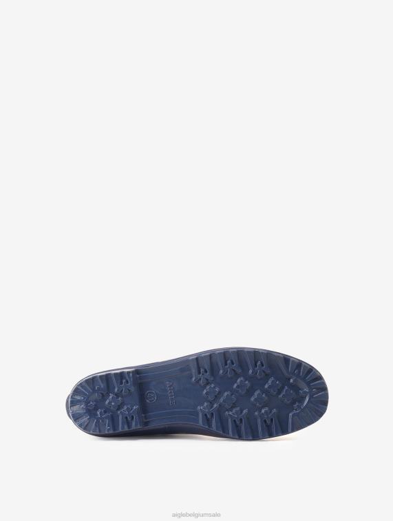 vrouwen laarzen monogram Aigle enkel bedrukte regenlaars J404Z629