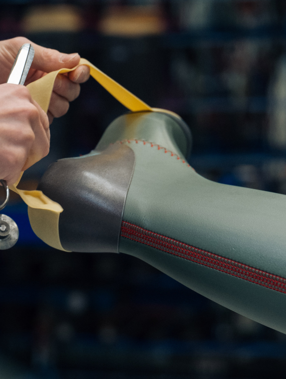 vrouwen laarzen zwart Aigle Met bont gevoerde boyfriend regenlaarzen gemaakt in Frankrijk J404Z607