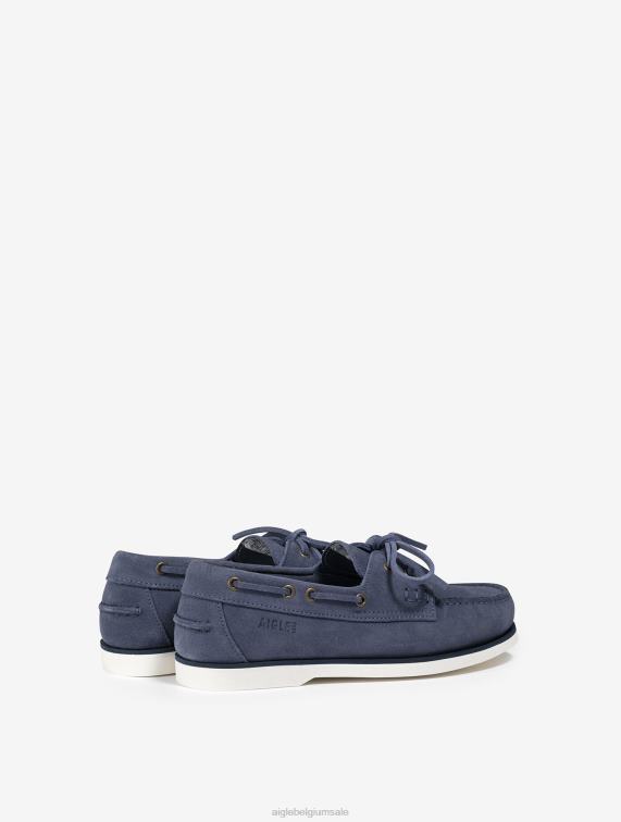 vrouwen schoenen marais Aigle klassieke loafer van nubuckleer J404Z668