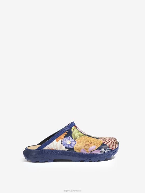 vrouwen schoenen Kew multibloom Aigle gedrukte versie van de authentieke klomp J404Z611