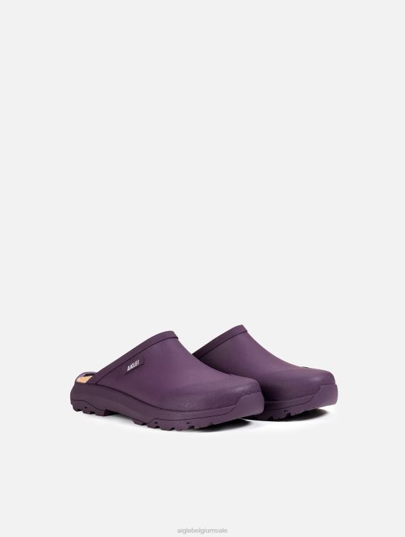 vrouwen schoenen wijn Aigle authentieke klomp J404Z644