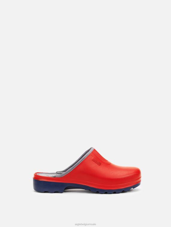 vrouwen schoenen zoet/donker marineblauw Aigle ultralichte klomp J404Z600