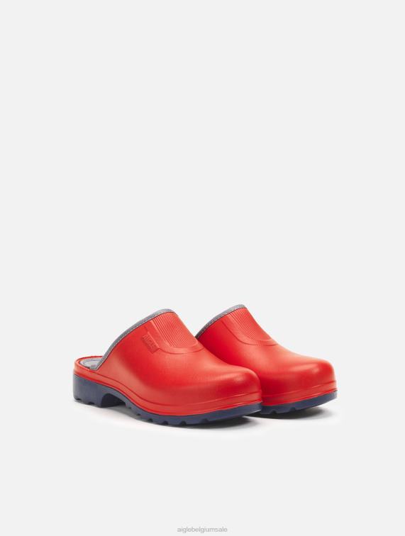 vrouwen schoenen zoet/donker marineblauw Aigle ultralichte klomp J404Z600