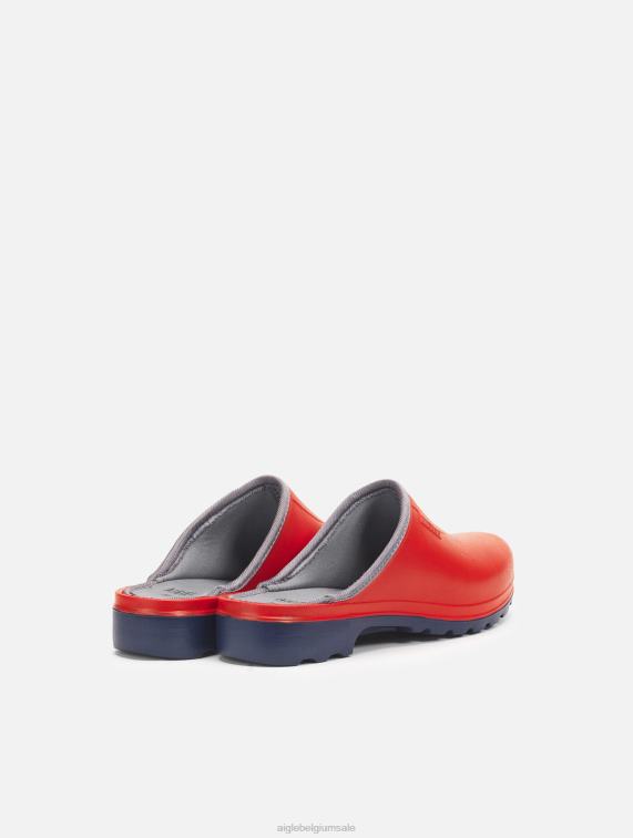 vrouwen schoenen zoet/donker marineblauw Aigle ultralichte klomp J404Z600