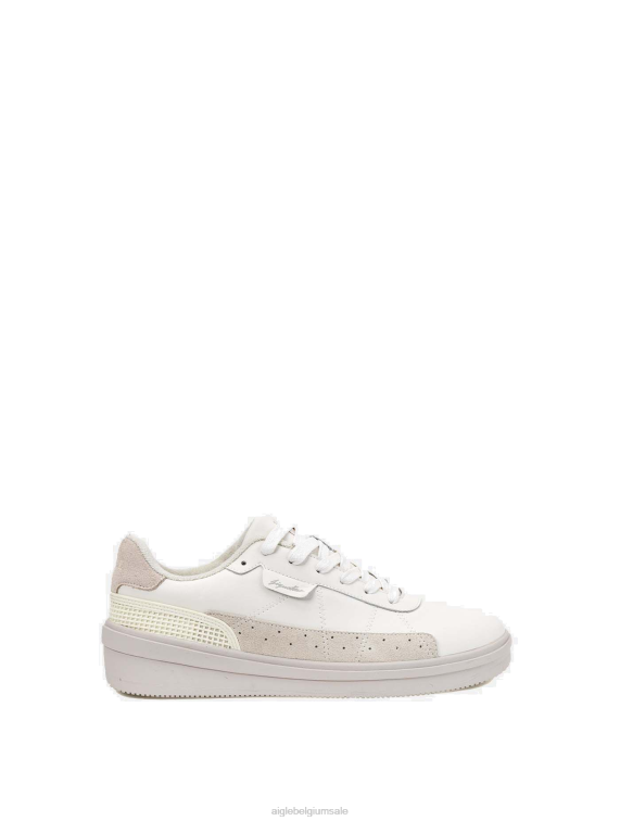 vrouwen schoenen blanco Aigle de iconische sneaker, een herontwerp van een klassieker uit de jaren 80 J404Z547